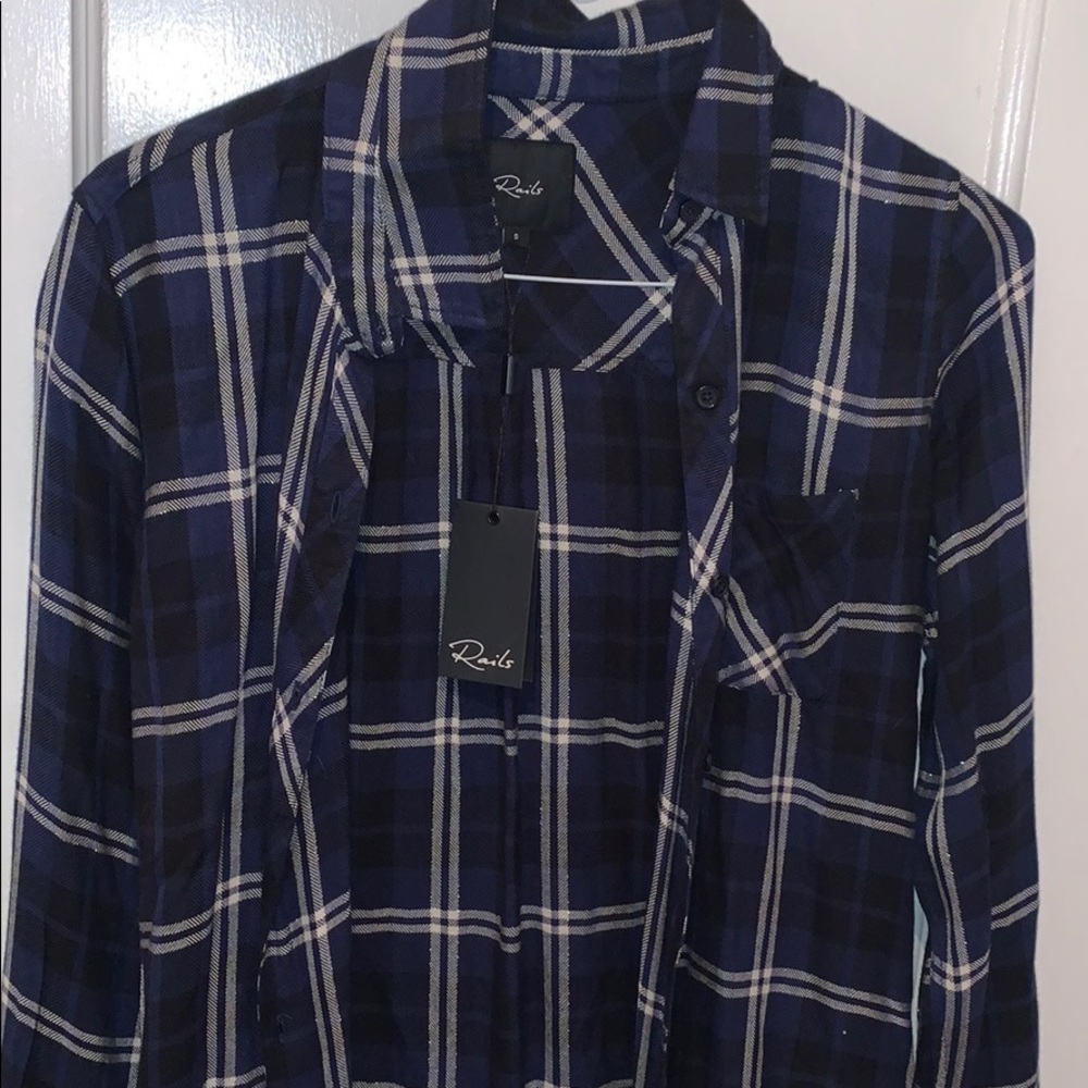 Rails flannel (new with tags)